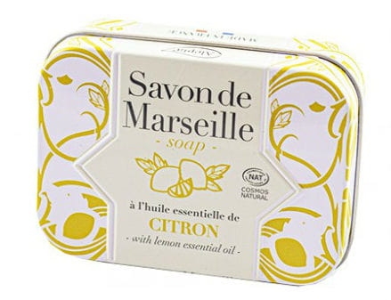 Lemon-scented Marseille soap, Alepia, 100g