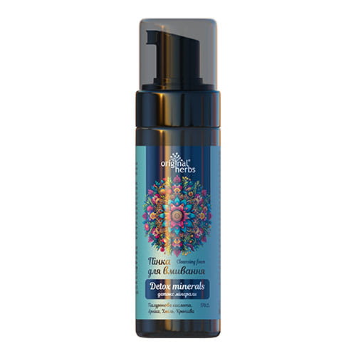 Pianka oczyszczająca Detox Minerals – detoks i codzienne oczyszczanie skóry, FBT, 170 ml