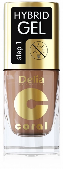 DELIA LAKIER CORAL HYBRID GEL 144