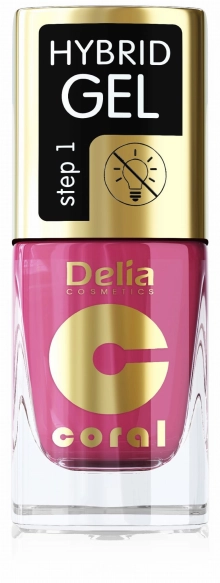 DELIA Coral Hybrid Gel Lakier do paznokci 147 11 ml