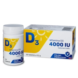 FARMAPOL Witamina D3 4000 IU Suplement diety Tabletki 1 op. - 50 szt.