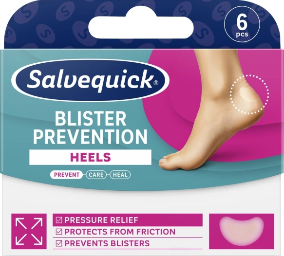 SALVEQUICK STOPY Plastry Prevention Pięty 6 szt.