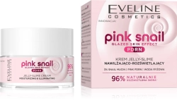EVELINE Pink Snail Krem nawilżająco – rozświetlający Jelly Slime 50 ml