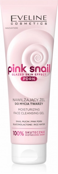 EVELINE Pink Snail Nawilżający żel do mycia twarzy 140 ml