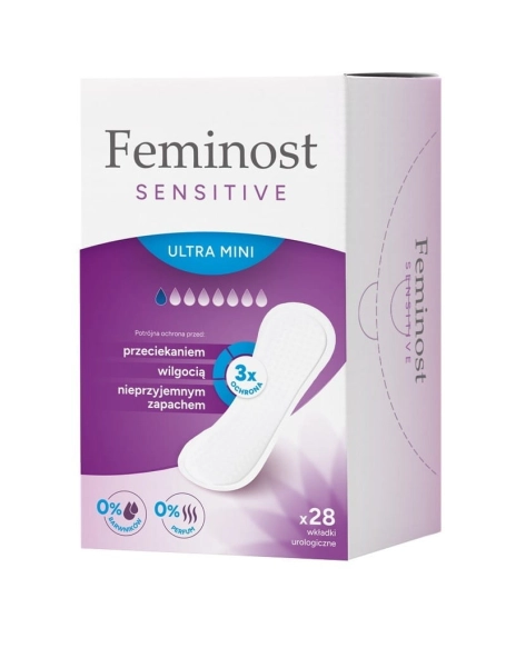 FEMINOST Sensitive Wkładki urologiczne ultra mini 28 szt.