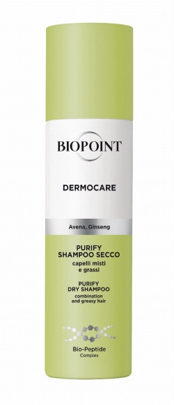 BIOPOINT Dermocare Suchy szampon z ekstraktem z owsa i żeń-szenia Oczyszcza i zwiększa objętość 150 ml