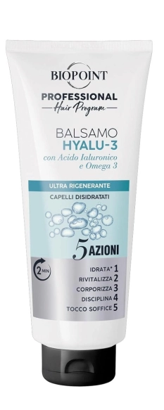 BIOPOINT Professional Hair Program Hyalu-3 Odżywka do włosów z kwasem hialuronowym 350 ml