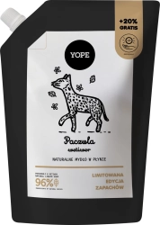YOPE Naturalne mydło w płynie zapas Paczula i Wetiwer 600 ml