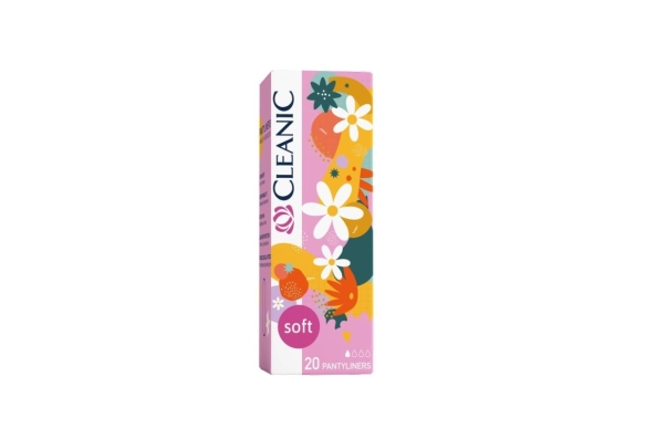 CLEANIC Wkładki higieniczne Soft  1op.-20szt