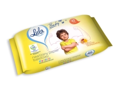 LULA Papier toaletowy nawilżany dla dzieci - owoce tropikalne 1 op. - 42 szt.