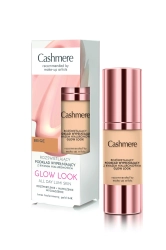 CASHMERE Rozświetlający podkład wypełniający z kwasem hialuronowym Beige 30 ml