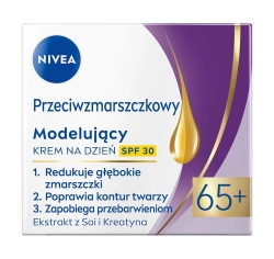 NIVEA Przeciwzmarszczkowy krem modelujący 65+ na dzień 50 ml