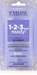 EVELINE 1-2-3... Ready! Bankietowa maseczka super - nawilżająca do twarzy 8 ml