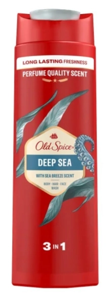 OLD SPICE Deep sea Żel pod prysznic i szampon dla mężczyzn 3w1 400 ml