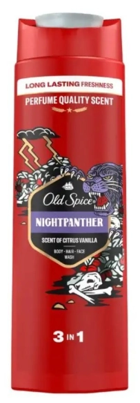 OLD SPICE Night panther Żel pod prysznic i szampon dla mężczyzn 3w1 400 ml