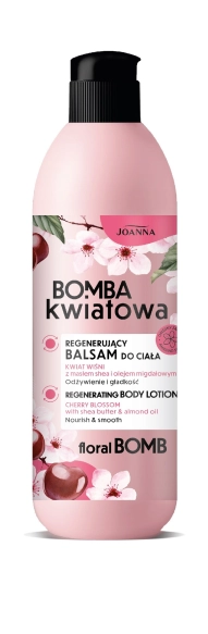 JOANNA Bomba Kwiatowa Regenerujący balsam do ciała Kwiat wiśni 500 g