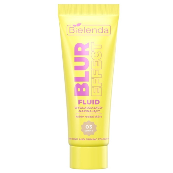BIELENDA Blur Effect Fluid do twarzy wygładzająco-napinający 03 Sunny 30 g