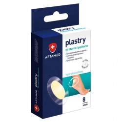 Plastry na otarcia i pęcherze APTAMED, 8 sztuk
