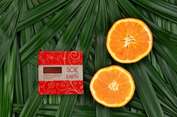 Pomarańcza z Cynamonem Naturalne Mydło, Soil &amp; Earth, 125g
