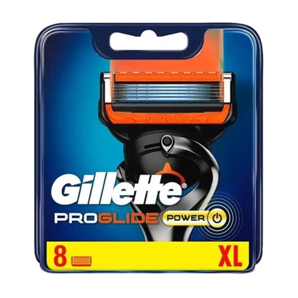 GILLETTE Fusion 5 Proglide Power Ostrza wkłady wymienne do maszynki do golenia dla mężczyzn 1 op. - 8 szt.