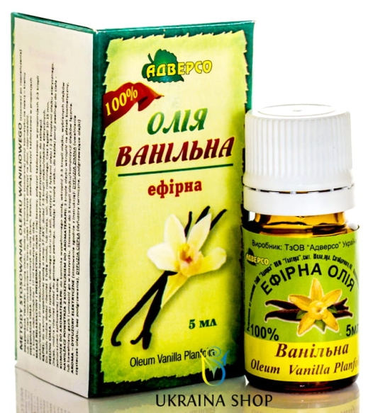 Vanilla Oil, Adverso, 100% Natural, 5 ml