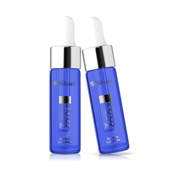 Silcare The Garden Of Colour Oliwka do paznokci Coconut Sea Blue 15ml
