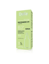 DELIA Serum do twarzy, szyi i dekoltu Niacynamid 10%+Cynk 81,5% 30 ml