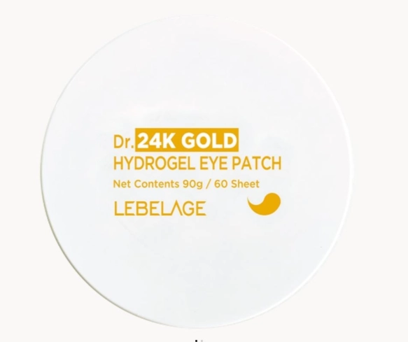 LEBELAGE Płatki pod oczy hydrożelowe Dr. 24K Gold 90g - 60 szt.