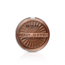 REVERS Puder brązująco – rozświetlający BRONZE & SHIMMER nr 3- 9 g