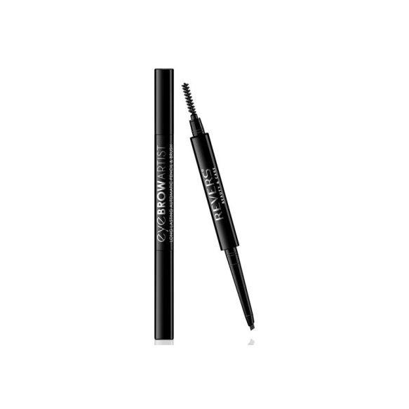 REVERS Kredka automatyczna do brwi Eye Brow Artist ze szczoteczką - czarna 1szt
