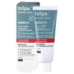 TOŁPA Dermo Face Sebio+ Lekki CICA-Krem korygujący niedoskonałości na noc 40 ml