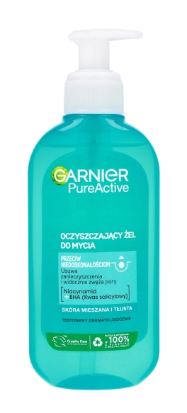 GARNIER Skin Naturals Czysta Skóra Żel głęboko oczyszczający zwężający pory 200 ml