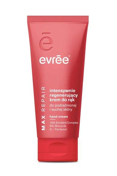 EVREE Max Repair Regenerujący krem do rąk do skóry suchej i podrażnionej 75 ml