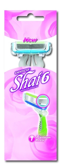 DORCO Shai 6 Maszynka do golenia jednorazowa damska 6 ostrzy 1 szt.