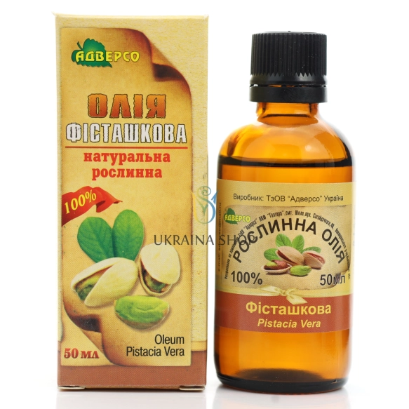 Olej Pistacjowy, 100% Naturalny, Adverso, 50 ml