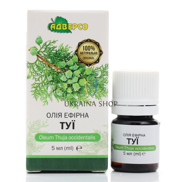Olejek z Żywotniku, Tujowy, 100% Naturalny, Adverso, 10 ml