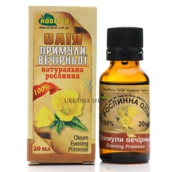 Olej z Wiesiołka, Wiesiołkowy, 100% Naturalny, Adverso, 20 ml