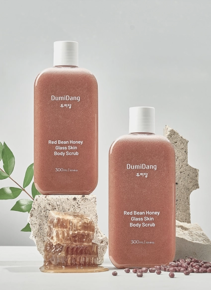 DUMIDANG Red Bean Honey Moisturizing Peeling-pianka rozświetlający do ciała 300 g