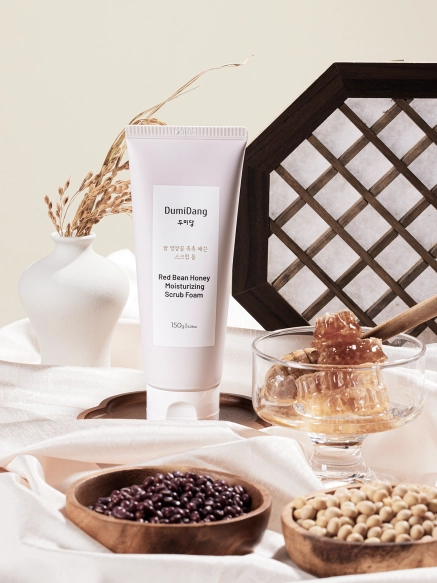DUMIDANG Red Bean Honey Moisturizing Peeling-pianka nawilżająco-rozświetlający, 150 g