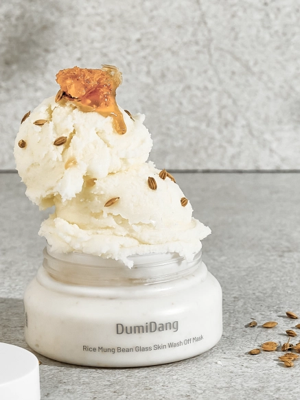 DUMIDANG Rice Mung Bean Glass Skin Zmywalna maska do twarzy oczyszczająca wash-off 140 g