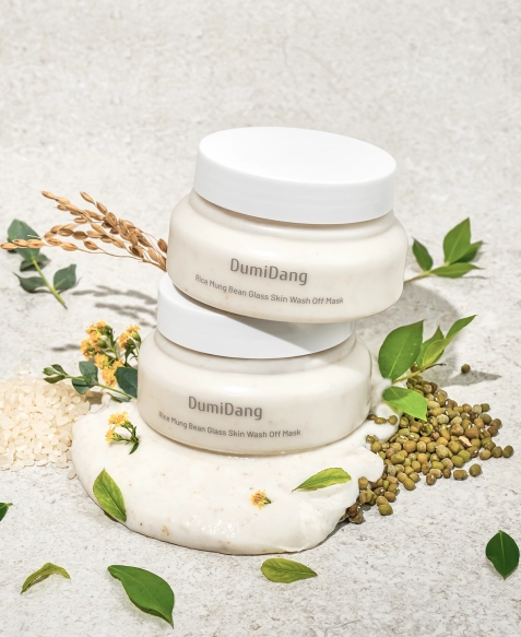 DUMIDANG Rice Mung Bean Glass Skin Zmywalna maska do twarzy oczyszczająca wash-off 140 g