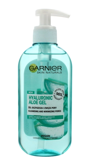 GARNIER Skin Naturals Hyaluronic Aloe Żel oczyszczający i zwężający pory - cera każdego rodzaju 200 ml