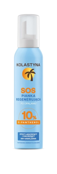 KOLASTYNA SOS Pianka regenerująca po opalaniu z 10% Pantenolem 100 ml