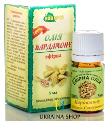 Кардамона Эфирное Масло, 100% Натуральное, Адверсо