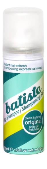 BATISTE Original Suchy szampon do włosów mini 50 ml