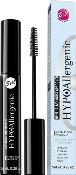 Bell Hypoallergenic Tusz do rzęs wodoodporny czarny  9g
