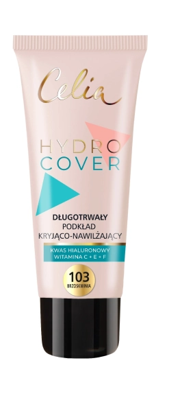 CELIA Hydro Cover Długotrwały podkład kryjąco-nawilżający 103 Brzoskwinia 30 ml
