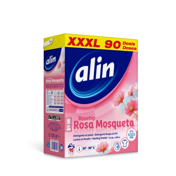 ALIN Rosa Mosqueta Proszek do prania uniwersalny (90 prań) 5,13 kg
