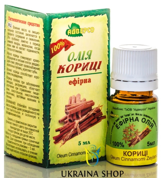 Cinnamon Oil, Adverso, 100% Natural