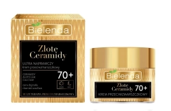 Bielenda Złote Ceramidy Ultra naprawczy Krem przeciwzmarszczkowy 70+ na dzień i noc  50ml